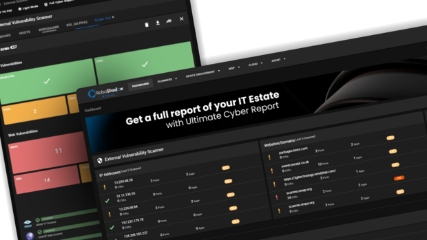 RoboShadow portal dashboards