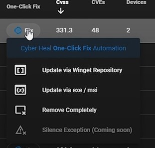 one click fix options